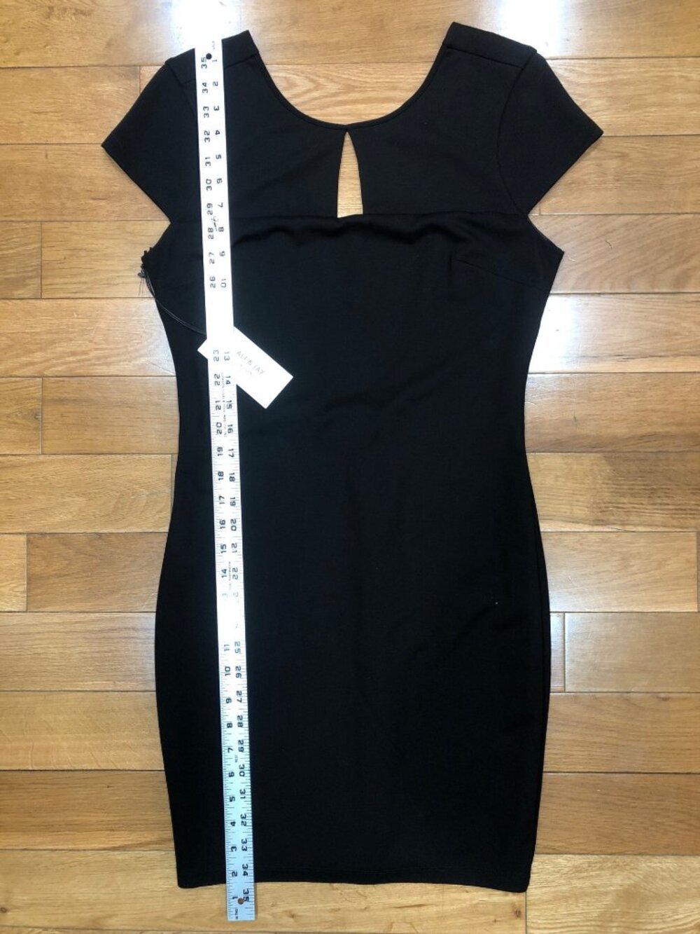 NWT Ali & Jay Sylva Little Black Dress Mini Modern Edgy Size M - Picture 8 of 12